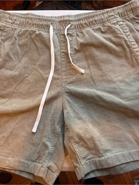 Bonobos Tan Corduroy Drawstring Hybrid Shorts with White Tie